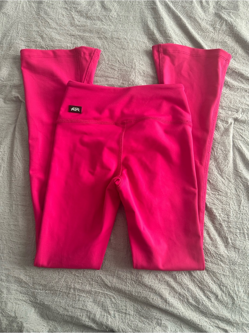 Tiger Friday Hot Pink Dance Flare Leggings Kids